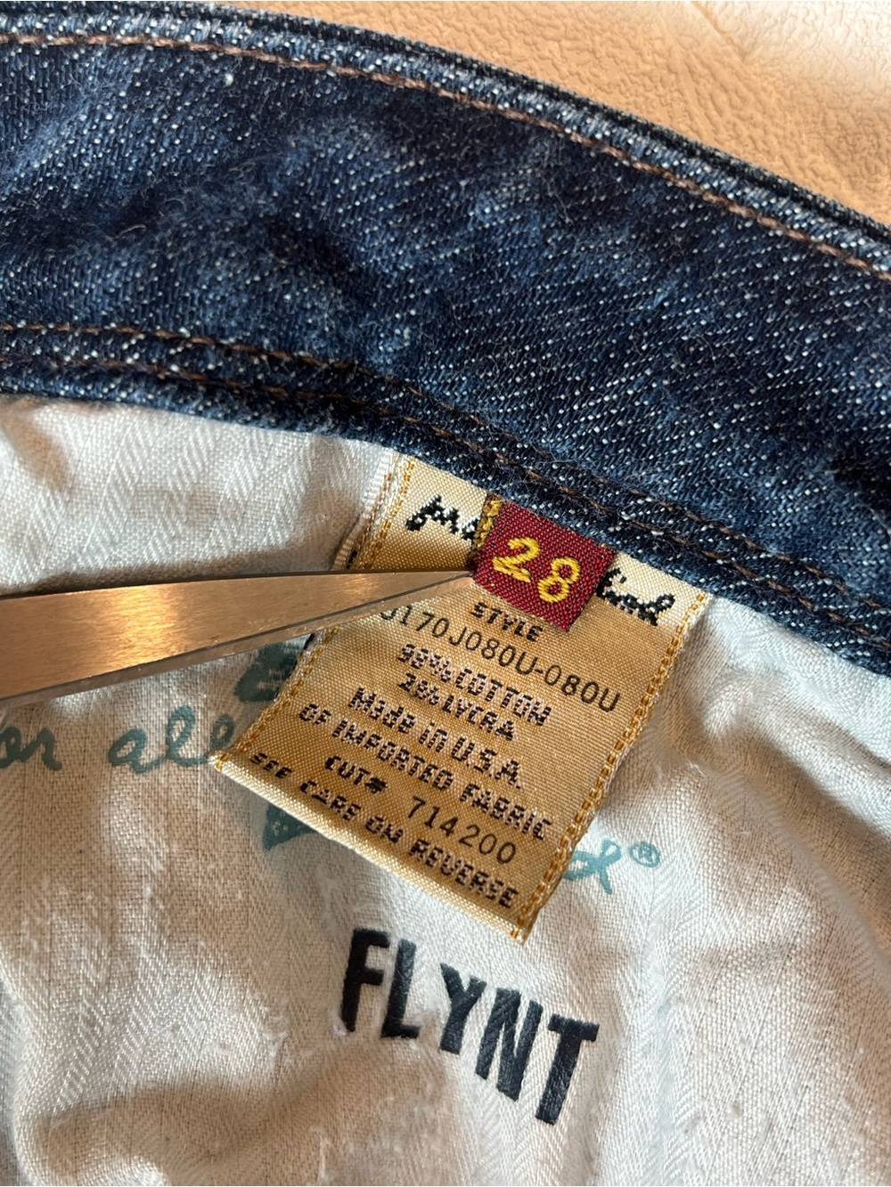 7 For All Mankind Flynt Women's Jeans western size 28 - Picture 6 of 6